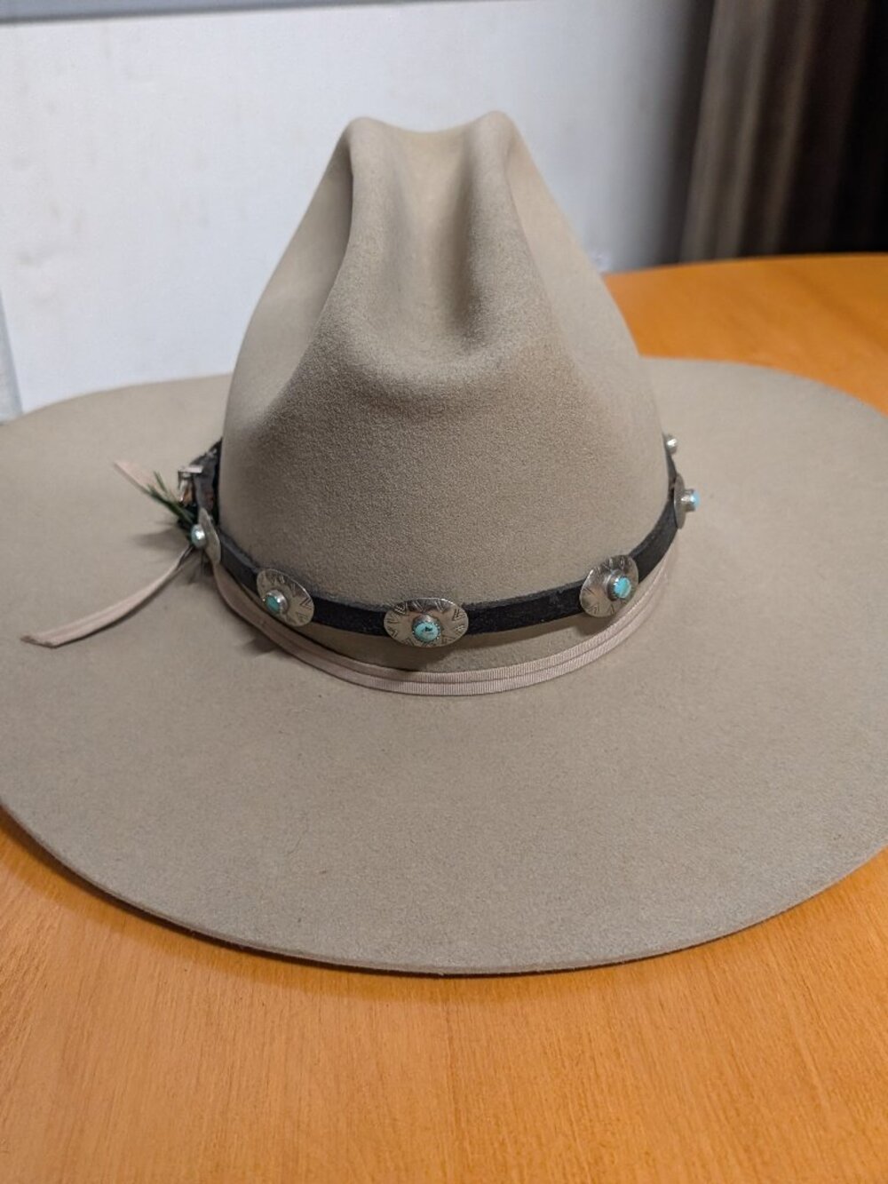 Luskey's Roper Silver Belly Cowboy Hat Sz7 Western Wear Ladies Cowgirl